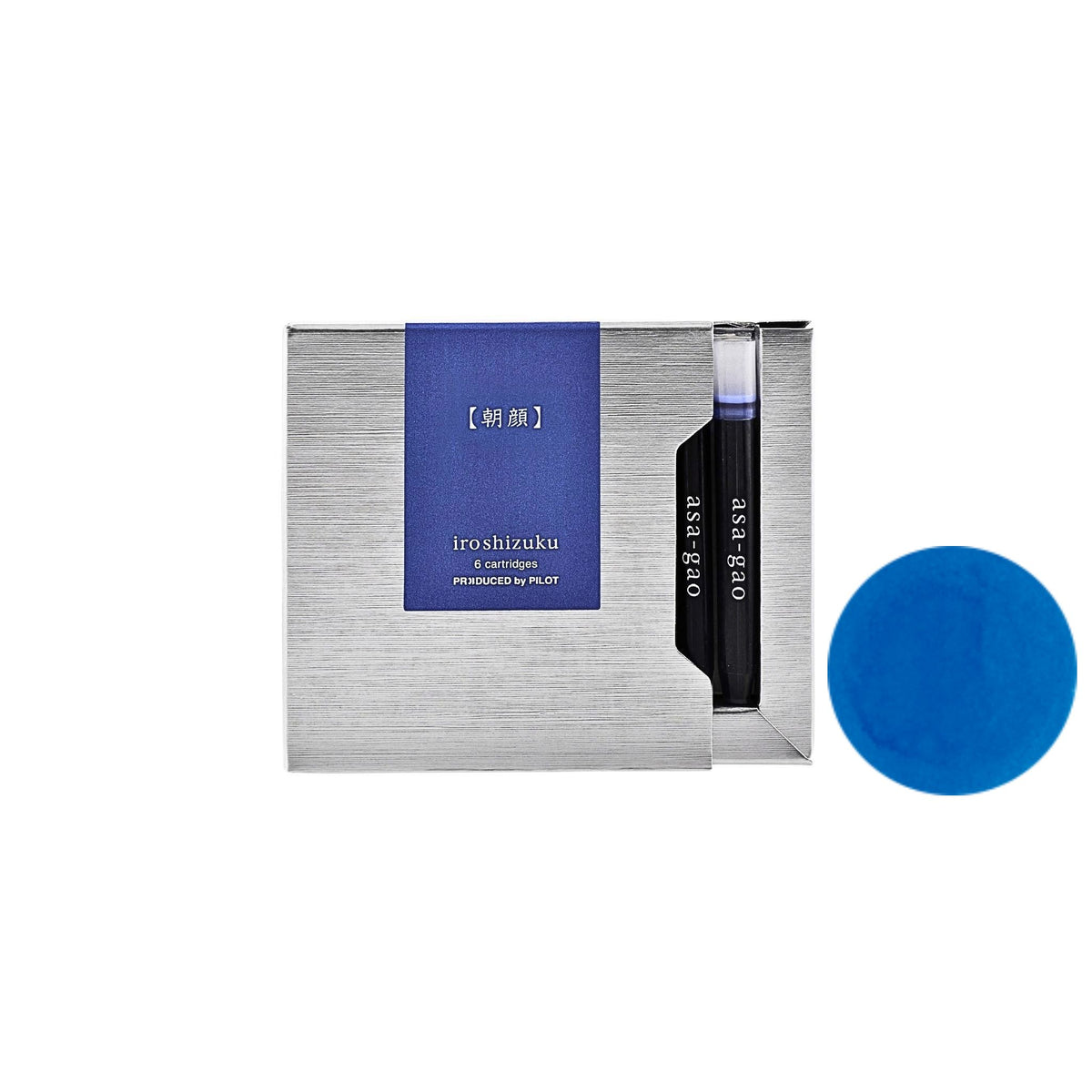 PILOT - iroshizuku - Fountain Pen - Ink Cartridge - 6pk - Morning Glory - asa-gao