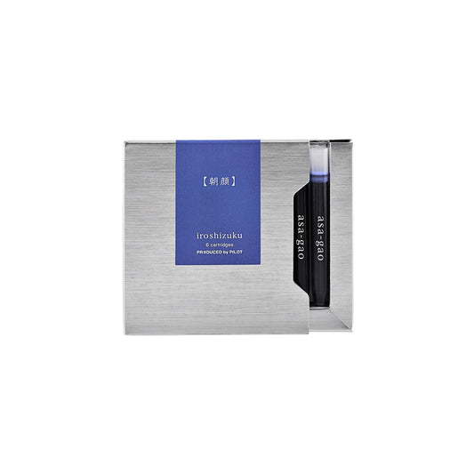 PILOT - iroshizuku - Fountain Pen - Ink Cartridge - 6pk - Morning Glory - asa-gao