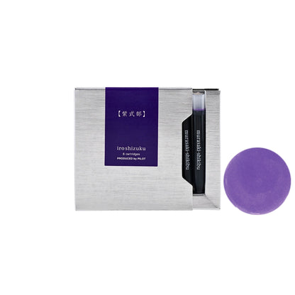 PILOT - iroshizuku - Fountain Pen - Ink Cartridge - 6pk - Japanese Beautyberry - murasaki-shikibu