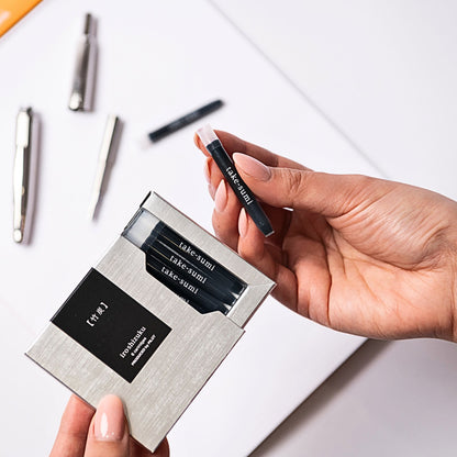 PILOT - iroshizuku - Fountain Pen - Ink Cartridge - 6pk - Bamboo Charcoal - take-sumi