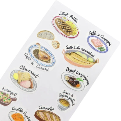 SAIEN - Kimiko Iguchi - Planner Stickers - Paris Bistro