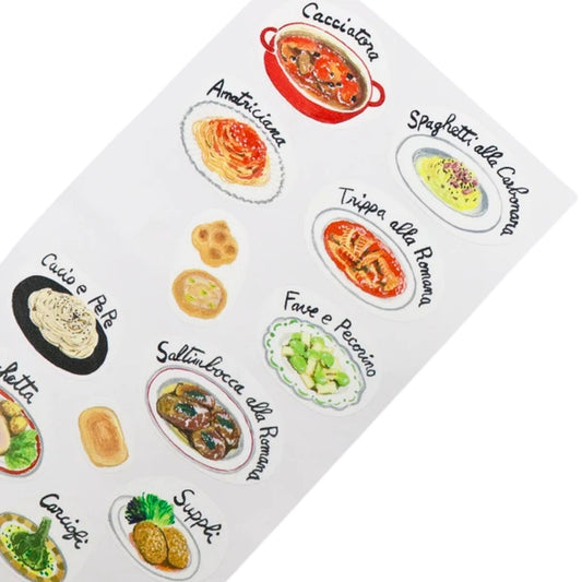 SAIEN - Kimiko Iguchi - Planner Stickers - Trattoria in Rome