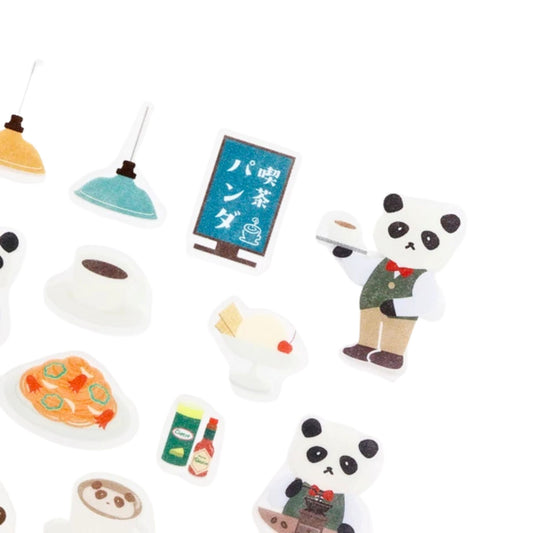 SAIEN - Planner Stickers - Panda Master's Café Days