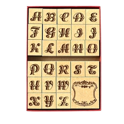 Sanby - Rubber Stamp - Alphabet Stamp Set