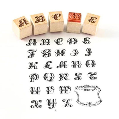 Sanby - Rubber Stamp - Alphabet Stamp Set