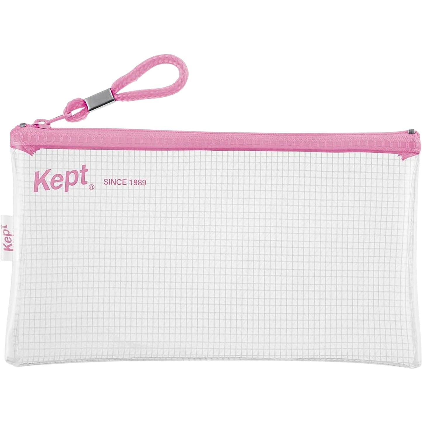 Kept - Clear Pen Case - Pink