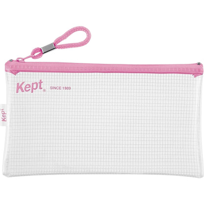 Kept - Clear Pen Case - Pink