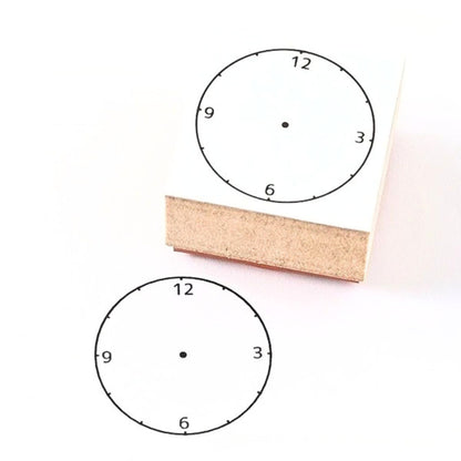 Sanby - Rubber Stamp - Lifelog Stamp - Small Clock