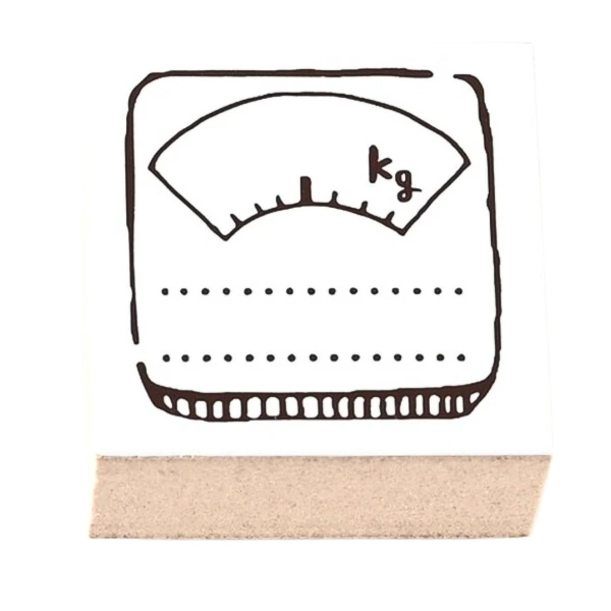 Sanby - Rubber Stamp - Lifelog Stamp - Weight Scale