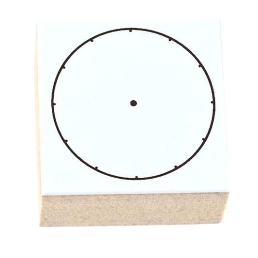 Sanby - Rubber Stamp - Lifelog Stamp - Small Clock - Blank Face