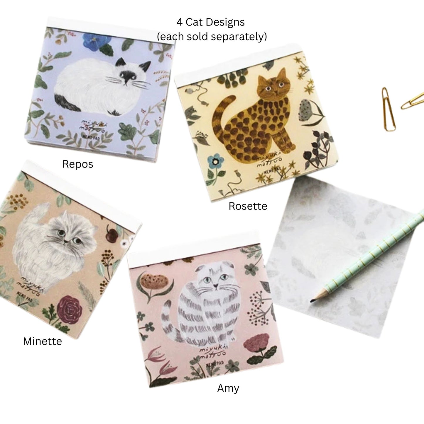 MATOKA - Miyuki Matsuo - Memo Pad - Rosette