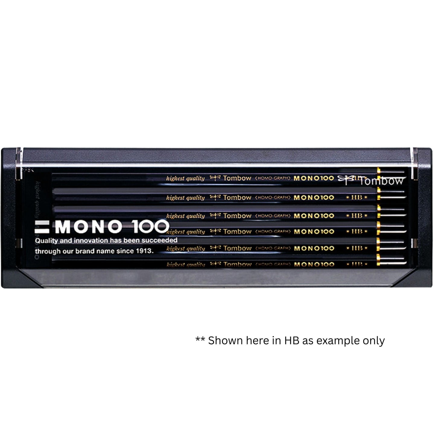 Tombow - MONO 100 - Highest Quality - 12-Pack - Pencils - 2B