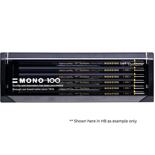 Tombow - MONO 100 - Highest Quality - 12-Pack - Pencils - 6B