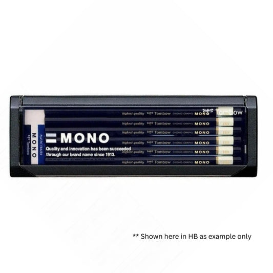 Tombow - MONO - Premium - 12-Pack - Pencils - 6B