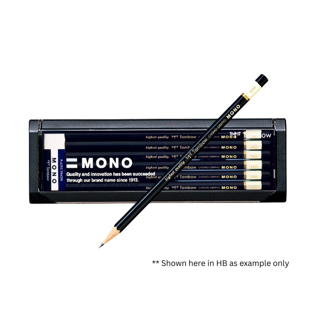 Tombow - MONO - Premium - 12-Pack - Pencils - 6B