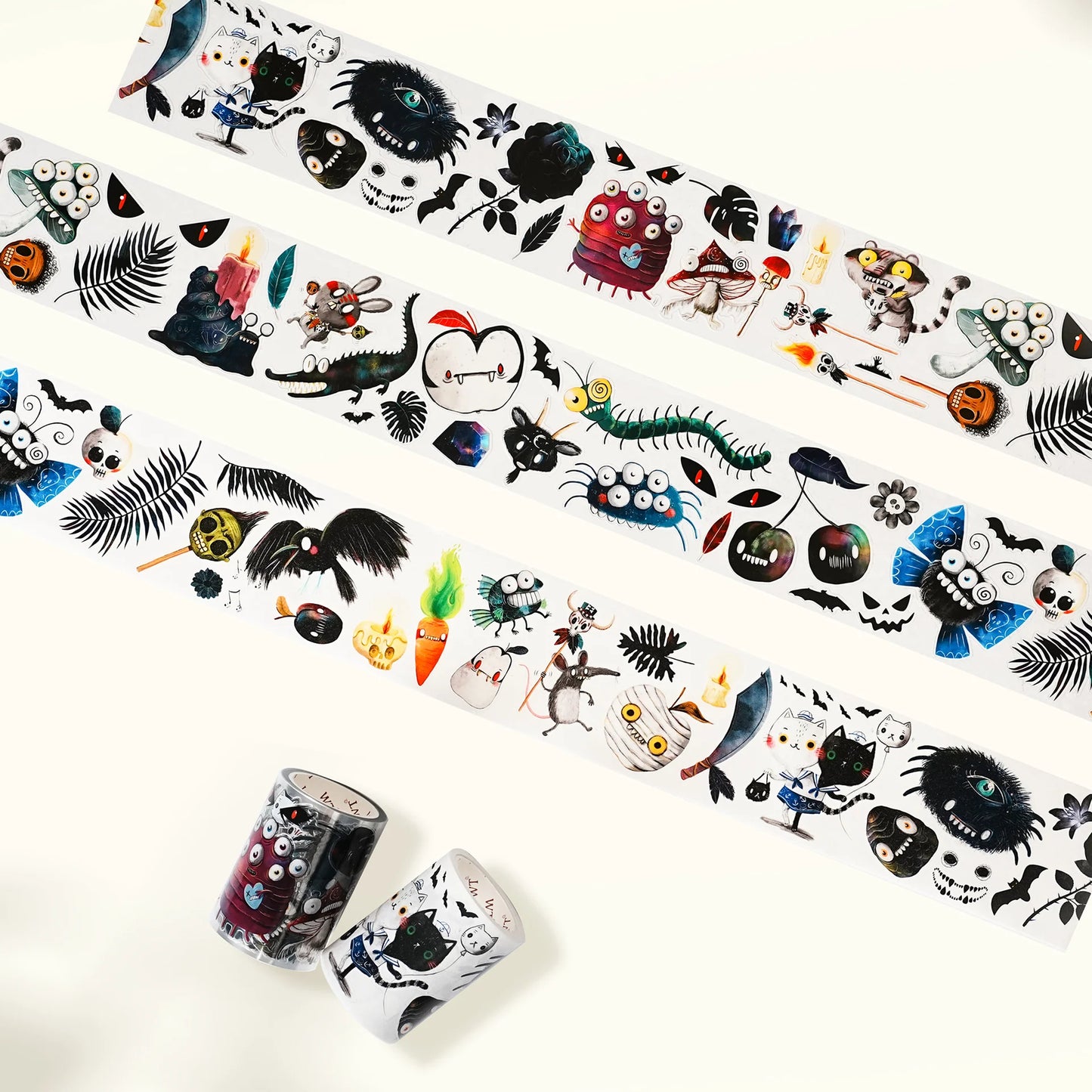 WT - Midnight Monsters Wide Washi/PET Tape