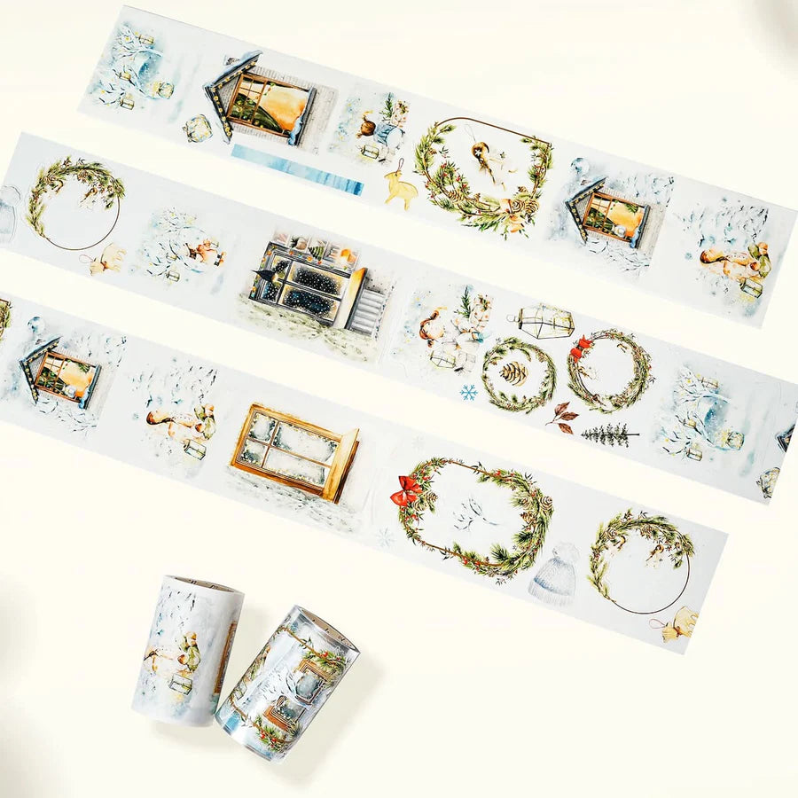 WT - Midnight Noel Wide Washi/PET Tape
