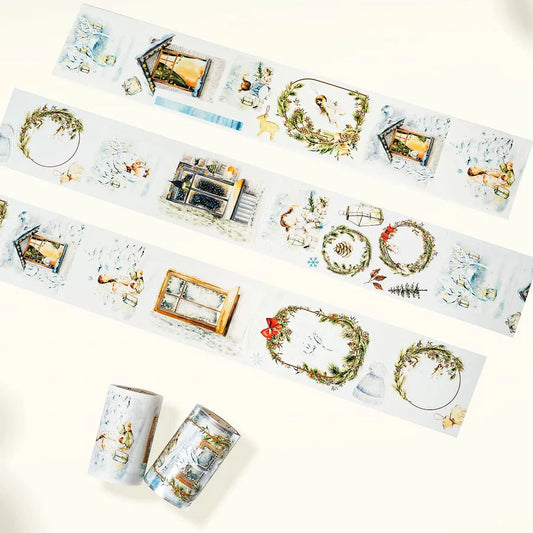 WT - Midnight Noel Wide Washi/PET Tape