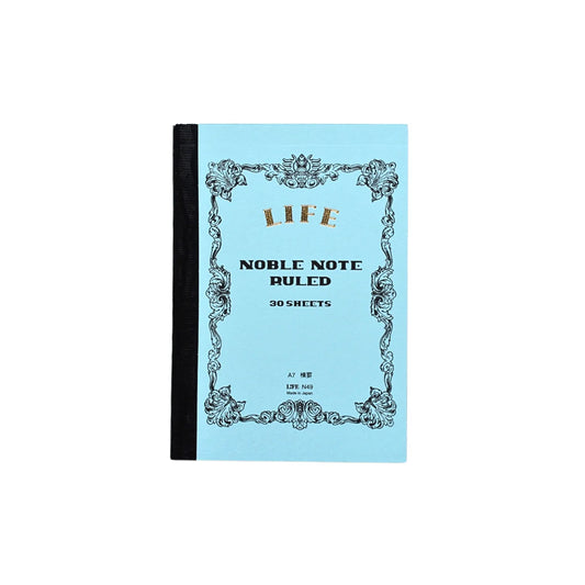 LIFE - Noble Note - Notebook- Ruled - Lined - A7