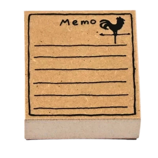Sanby - Rubber Stamp - Memo - Wind Vane