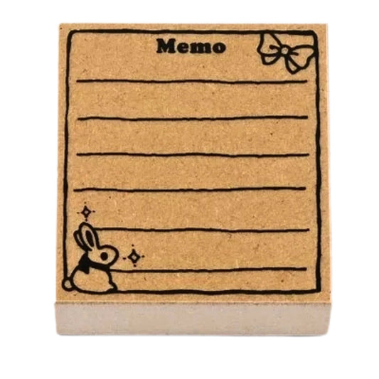 Sanby - Rubber Stamp - Memo - Rabbit