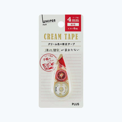 PLUS - Whiper Petit Correction Tape Cream: 4mm