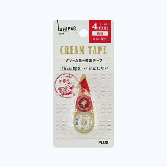 PLUS - Whiper Petit Correction Tape Cream: 4mm