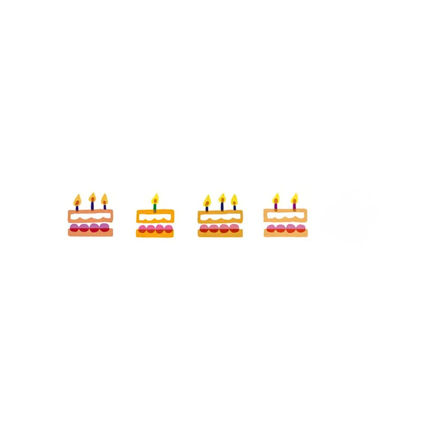 PLUS - Deco Rush Decoration Tape: Anniversary