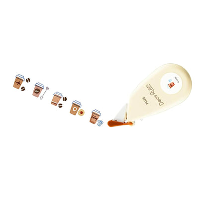 PLUS - Deco Rush Decoration Tape: Cafe