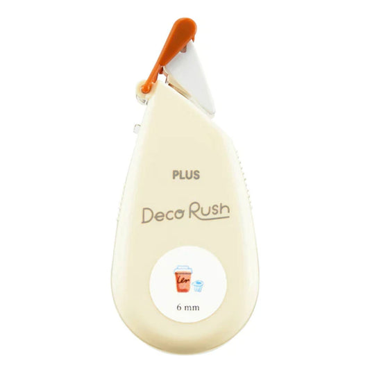 PLUS - Deco Rush Decoration Tape: Cafe
