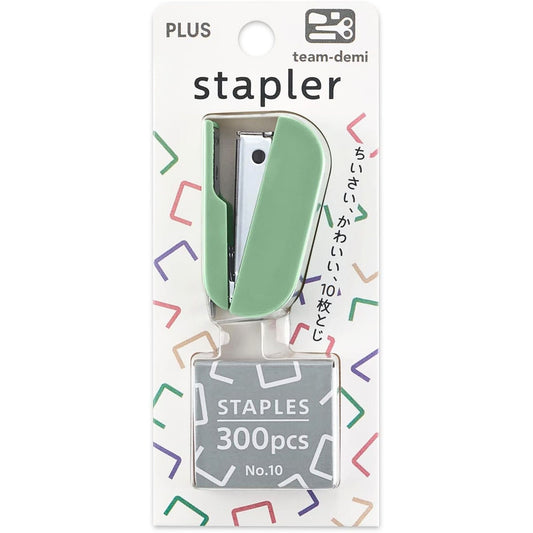 PLUS - Team-Demi Stapler: Green