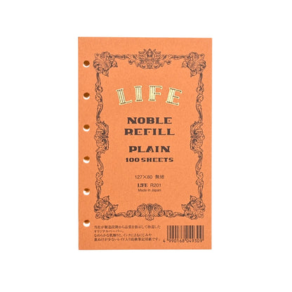 LIFE - Noble Note - Noble Refill - Plain - Blank - Mini