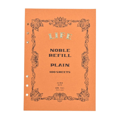 LIFE - Noble Note - Noble Refill - Plain - Blank - A5