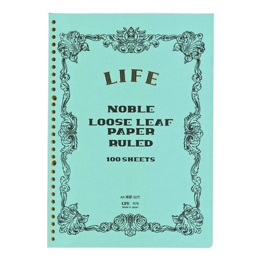 LIFE - Noble Note - Noble Loose Leaf Paper - Ruled - Lined - A4