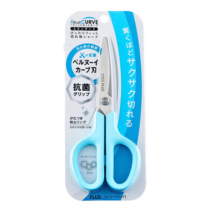 PLUS - Scissors - Standard - Fitcut Curve - Blue