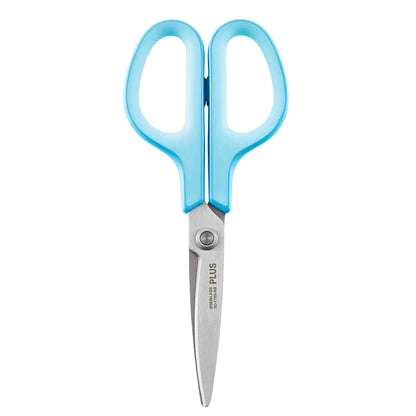 PLUS - Scissors - Standard - Fitcut Curve - Left-Handed - Blue