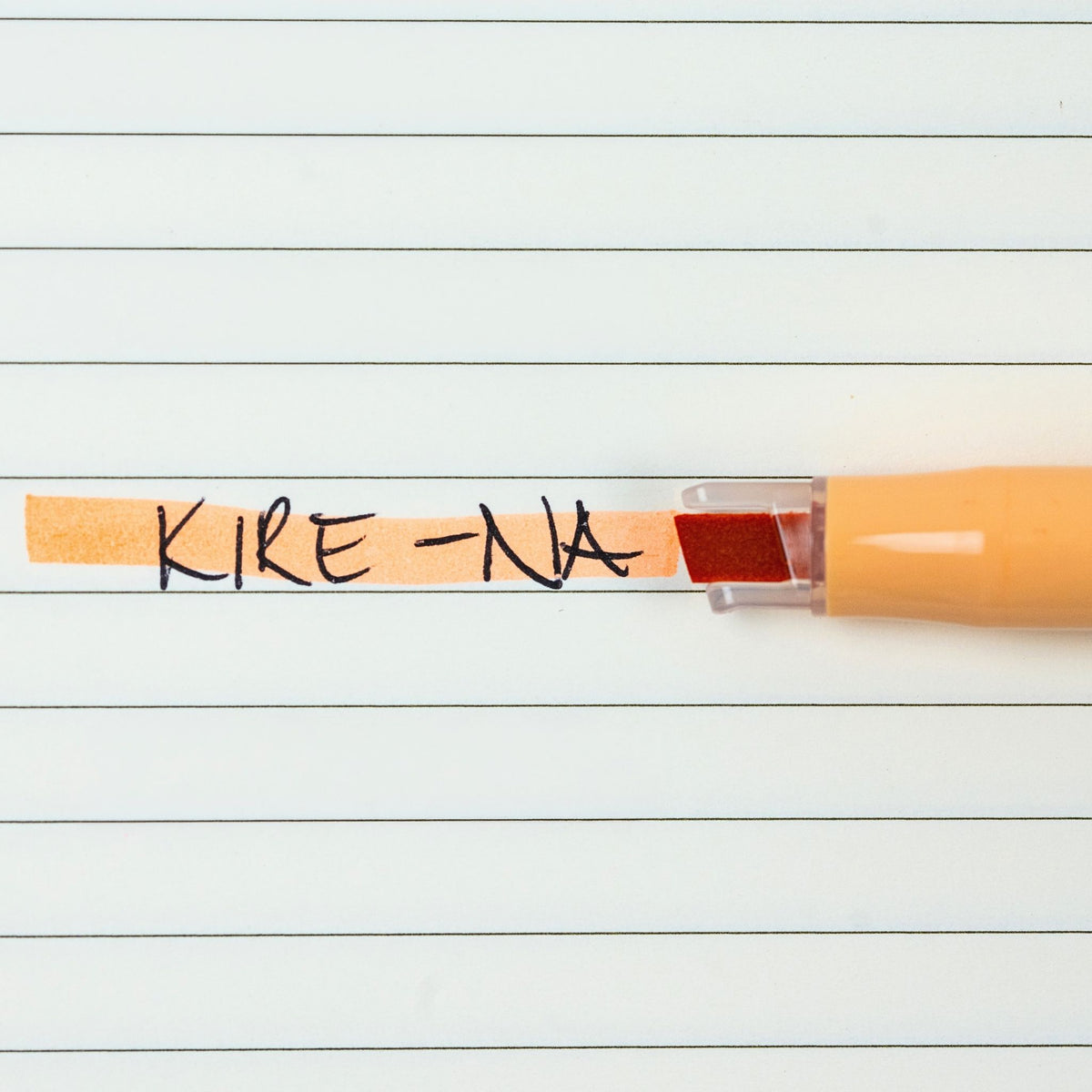 PILOT - KIRE-NA - Highlighter - Dual Tip - Basic - 5 Colour Options