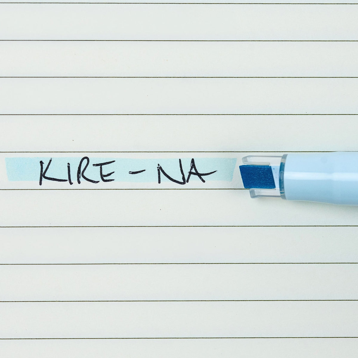 PILOT - KIRE-NA - Highlighter - Dual Tip - Pale - 5 Colour Options