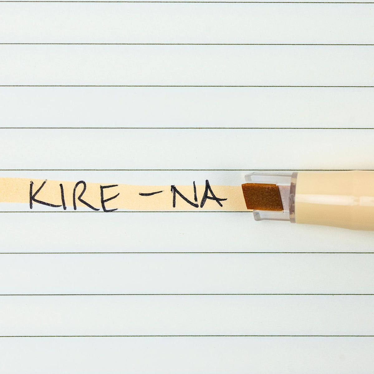 PILOT - KIRE-NA - Highlighter - Dual Tip - Pale - 5pk