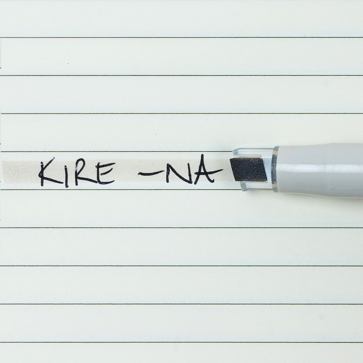 PILOT - KIRE-NA - Highlighter - Dual Tip - Pale - 5 Colour Options