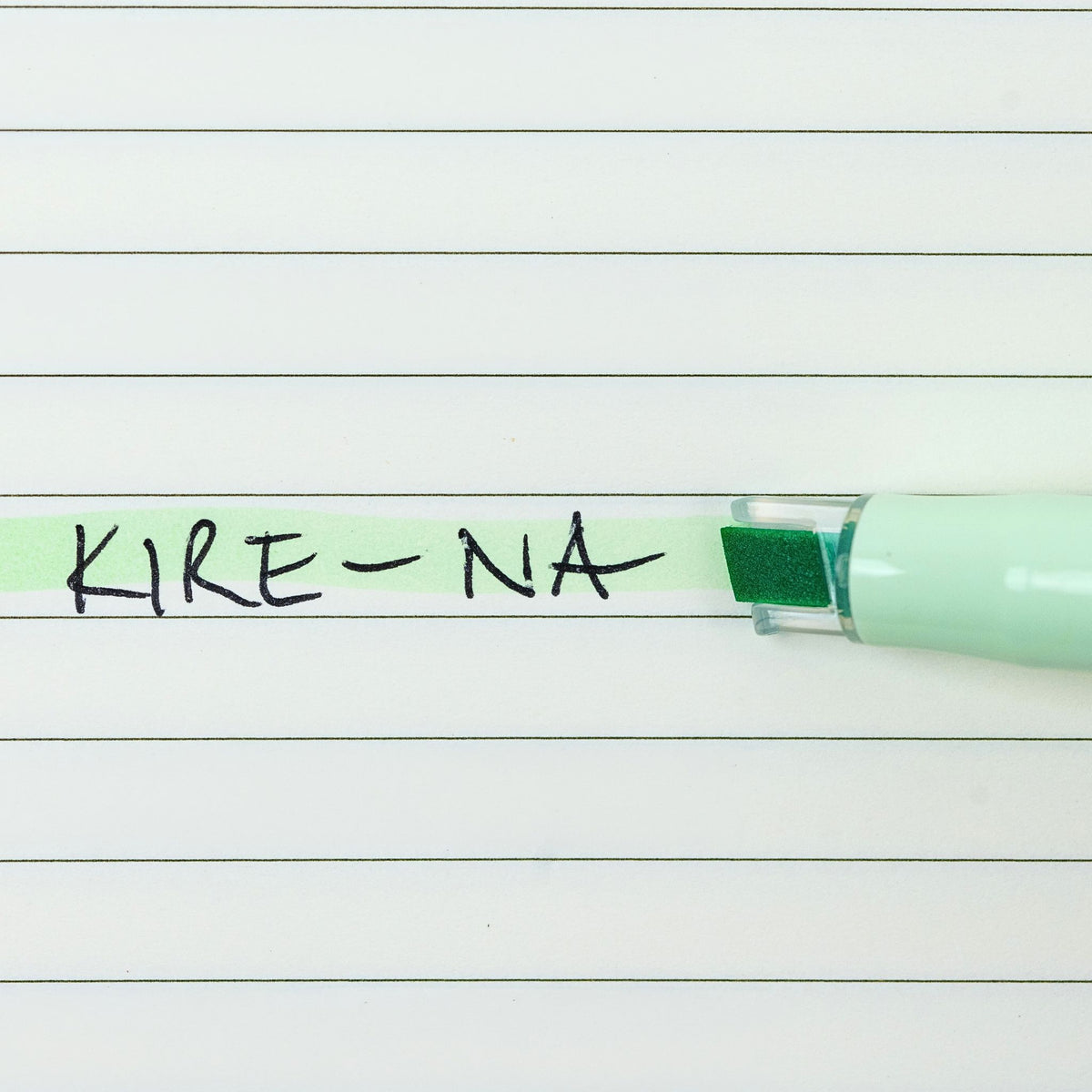 PILOT - KIRE-NA - Highlighter - Dual Tip - Pale - 5 Colour Options