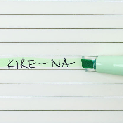 PILOT - KIRE-NA - Highlighter - Dual Tip - Pale - 5 Colour Options