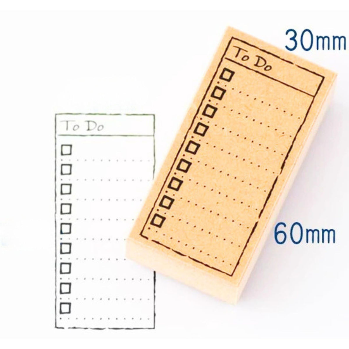 Sanby - Rubber Stamp - To-Do List