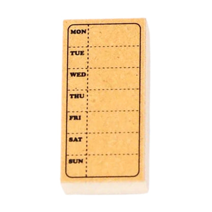 Sanby - Rubber Stamp - Weekly