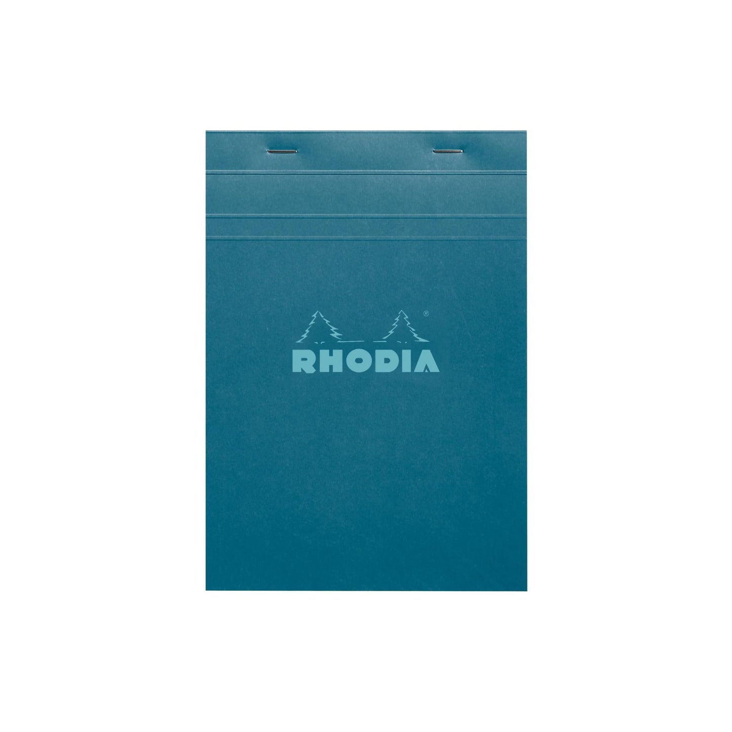 Rhodia - No. 16 Top Stapled Notepad A5 Grid/Graph - Peacock