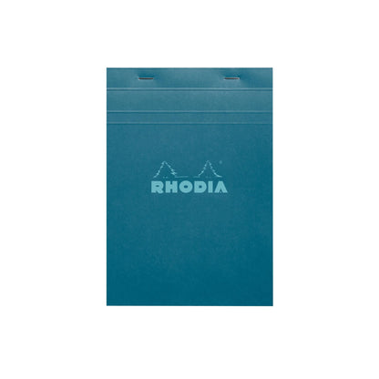 Rhodia - No. 16 Top Stapled Notepad A5 Grid/Graph - Peacock
