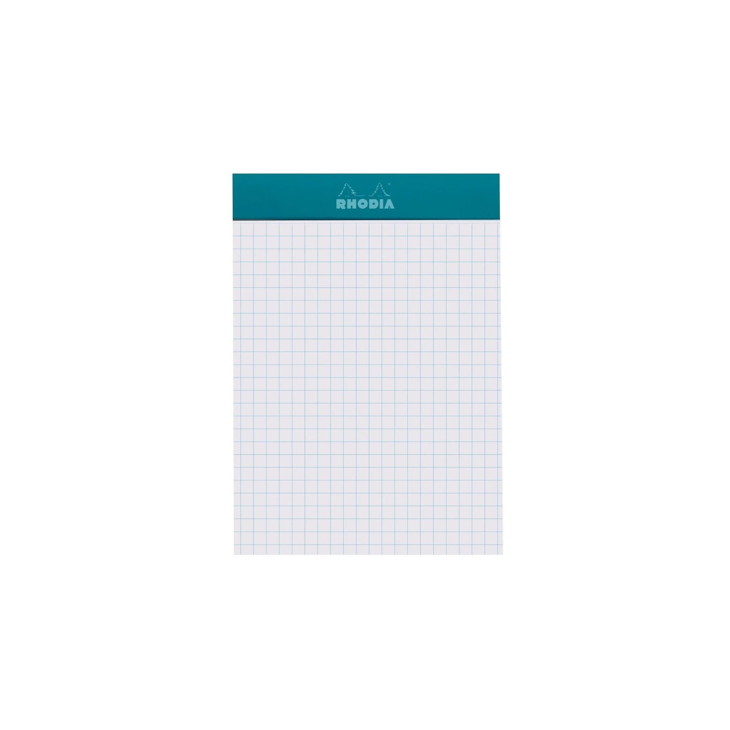 Rhodia - No. 13 Top Stapled Notepad A6 Grid/Graph - Peacock