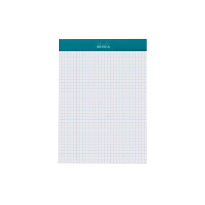 Rhodia - No. 16 Top Stapled Notepad A5 Grid/Graph - Peacock