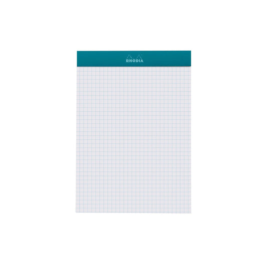 Rhodia - No. 16 Top Stapled Notepad A5 Grid/Graph - Peacock