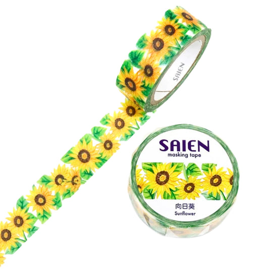 SAIEN - Washi Tape - Sunflower